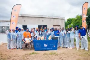 ENPF CEO Leads Staff in Painting Mr. Lukhele’s New Home in a Heartfelt CSR Initiative